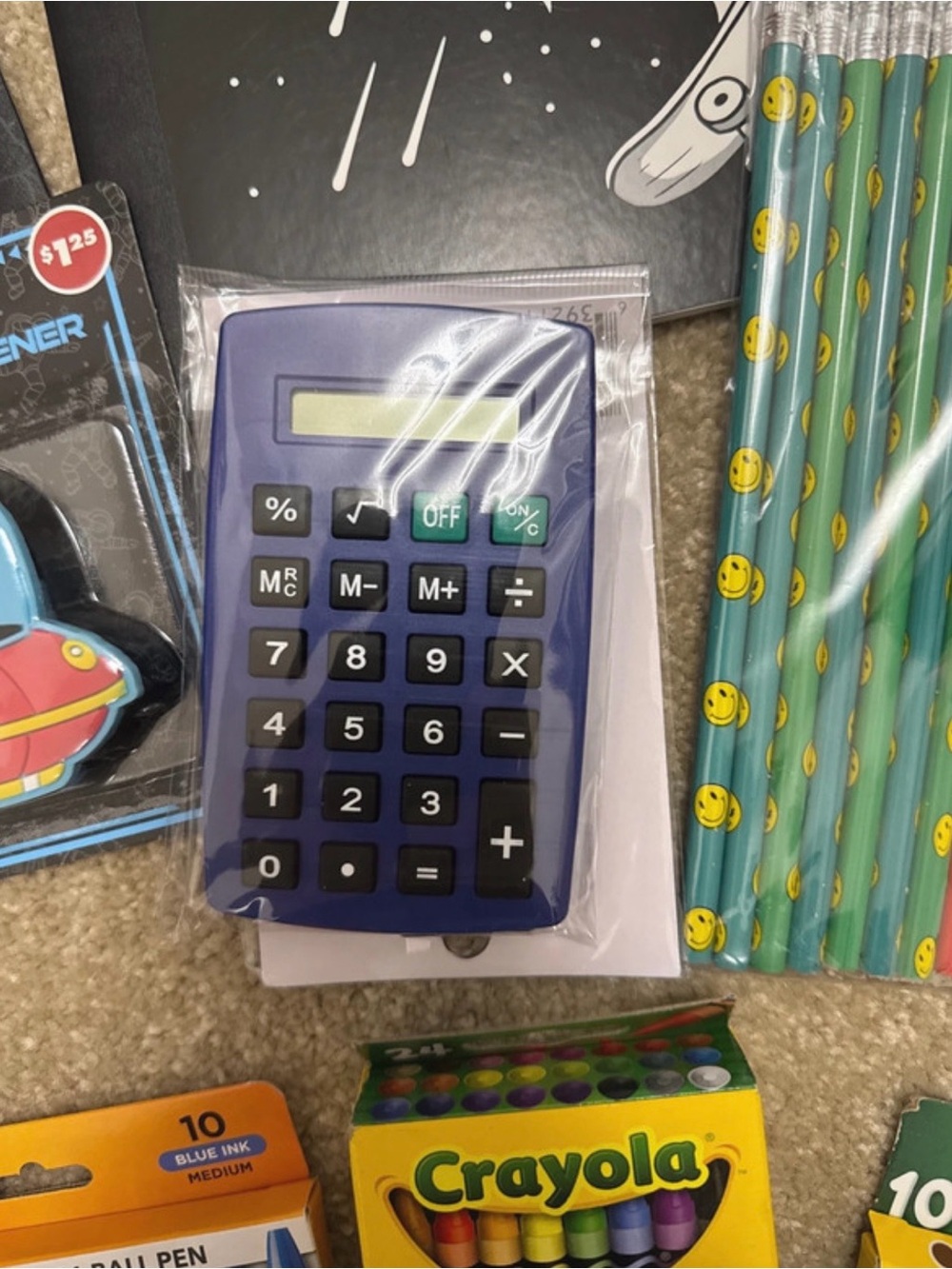 School Space-Themed  Supply Bundle 92 total pieces - Picture 7 of 12
